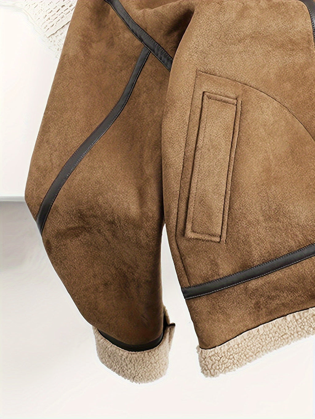 Fletcher | Men's Suede Fleece Lined Winter Jacket - Warm, Thick, and Stylish Outdoor Coat
