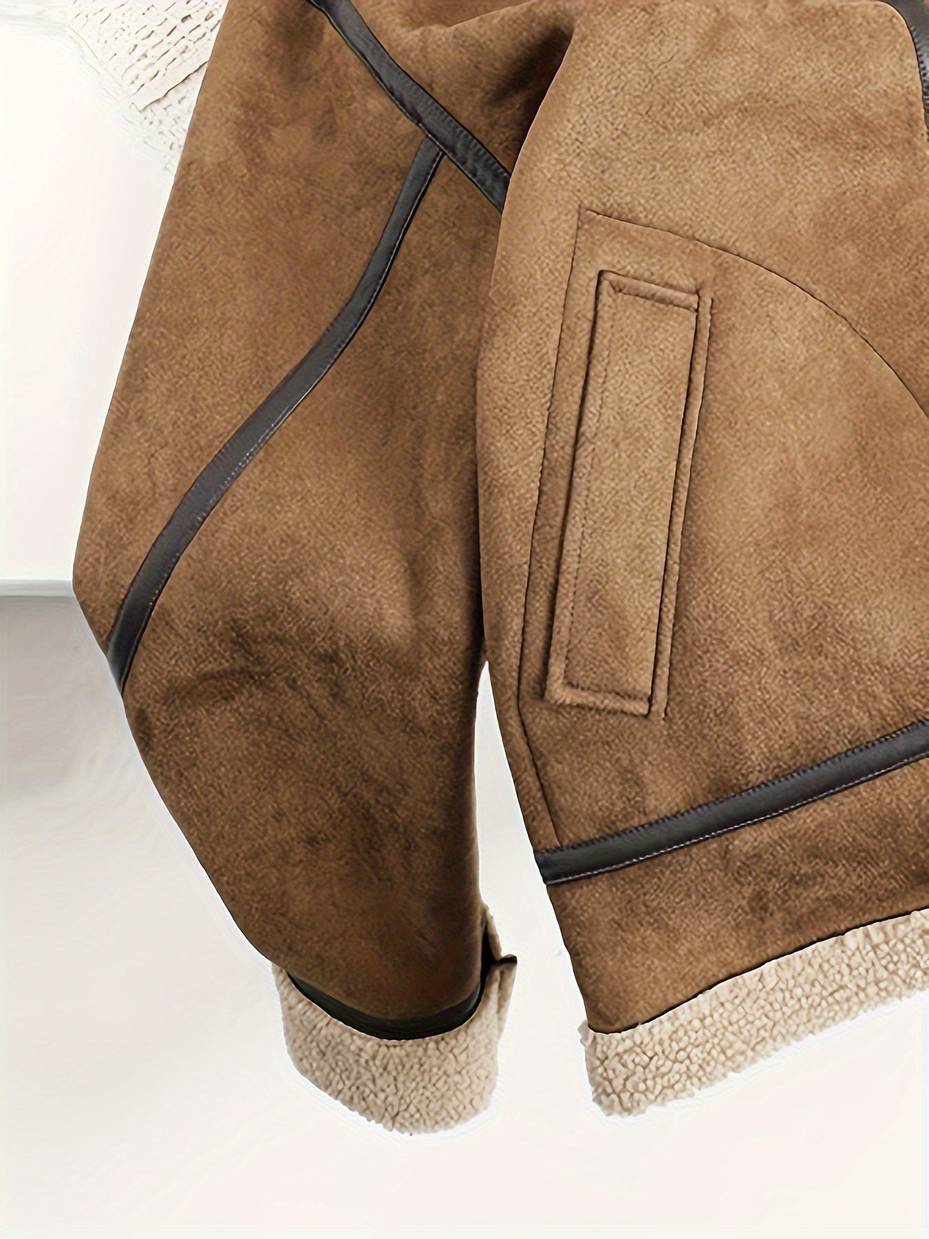 Fletcher | Men's Suede Fleece Lined Winter Jacket - Warm, Thick, and Stylish Outdoor Coat