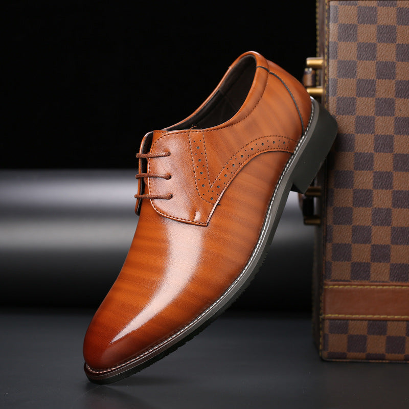EliteStep | Premium lederen herenschoenen - Comfortabele Formele schoenen