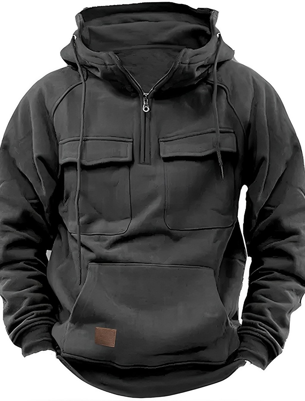 Orik | Sweat à capuche tactique fonctionnel à poches multiples, sweat-shirt urbain durable