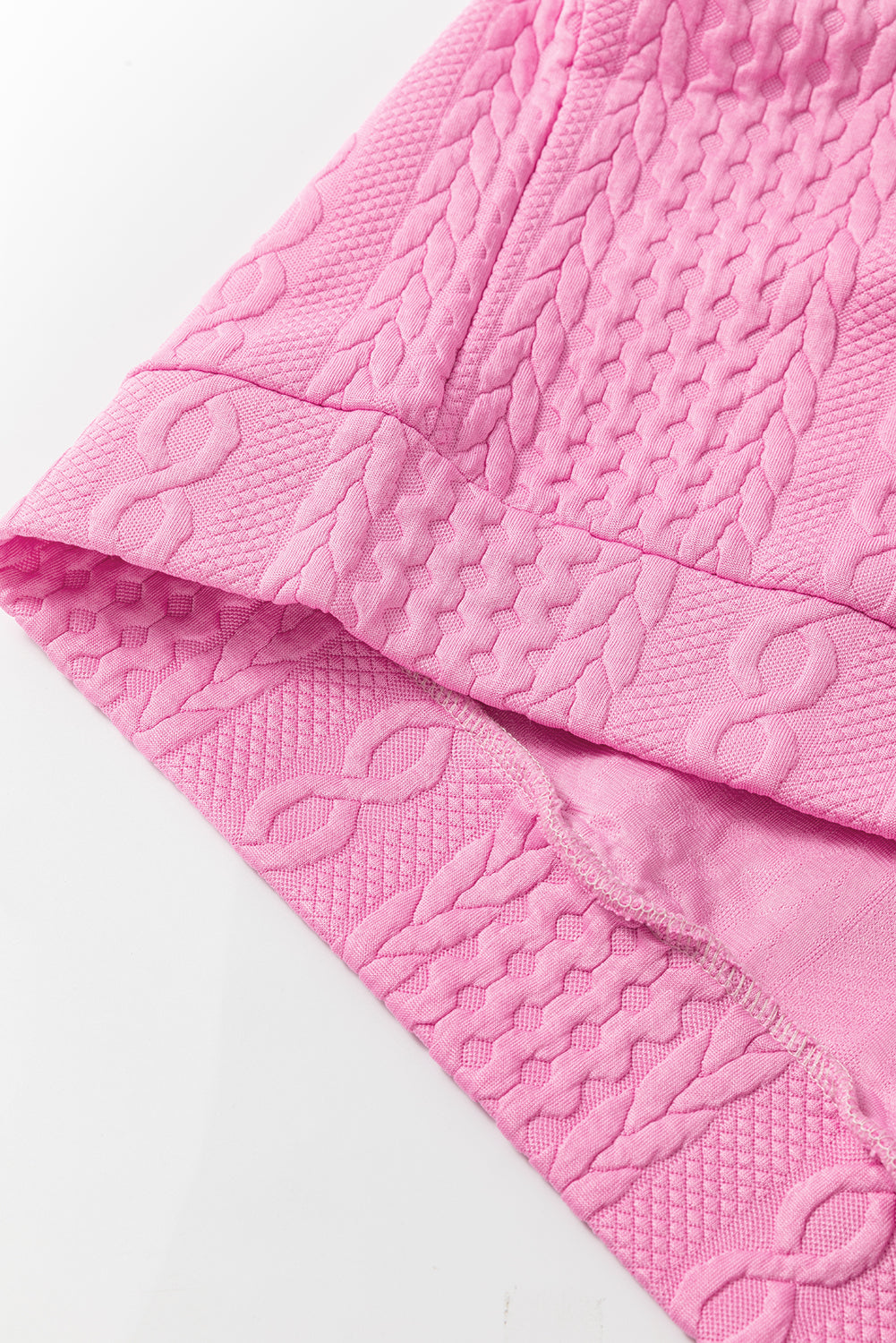 Olimpia | Women's Two Piece Cable-Knit Set with Contrast Trim