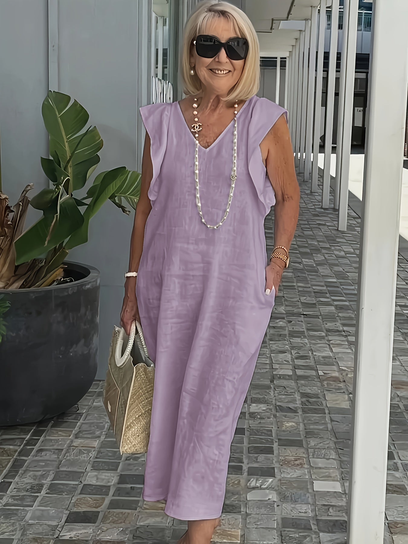 Rosaria | Zomerjurk voor dames – Chique, casual en elegante midi-jurk
