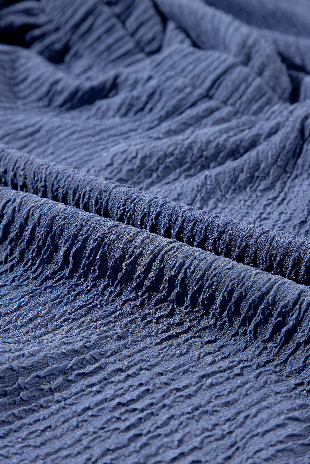Nelian | Knoop Rug Hoog Hals Crinkle Textuur Romper
