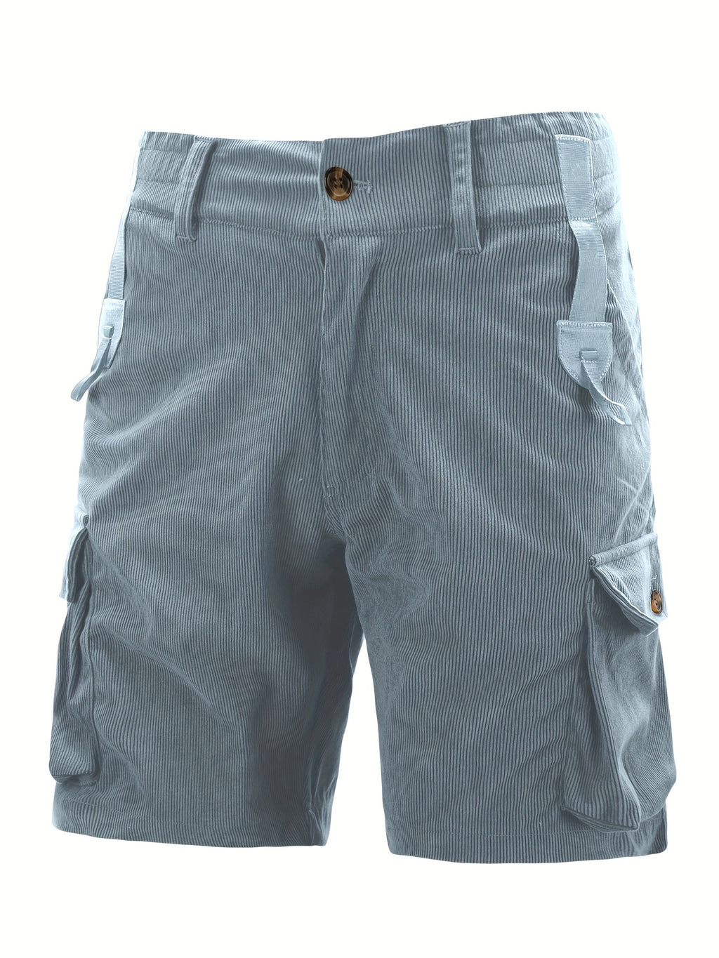 Aureon | Casual corduroy overall voor heren – Effen, ademende broek met ritssluiting