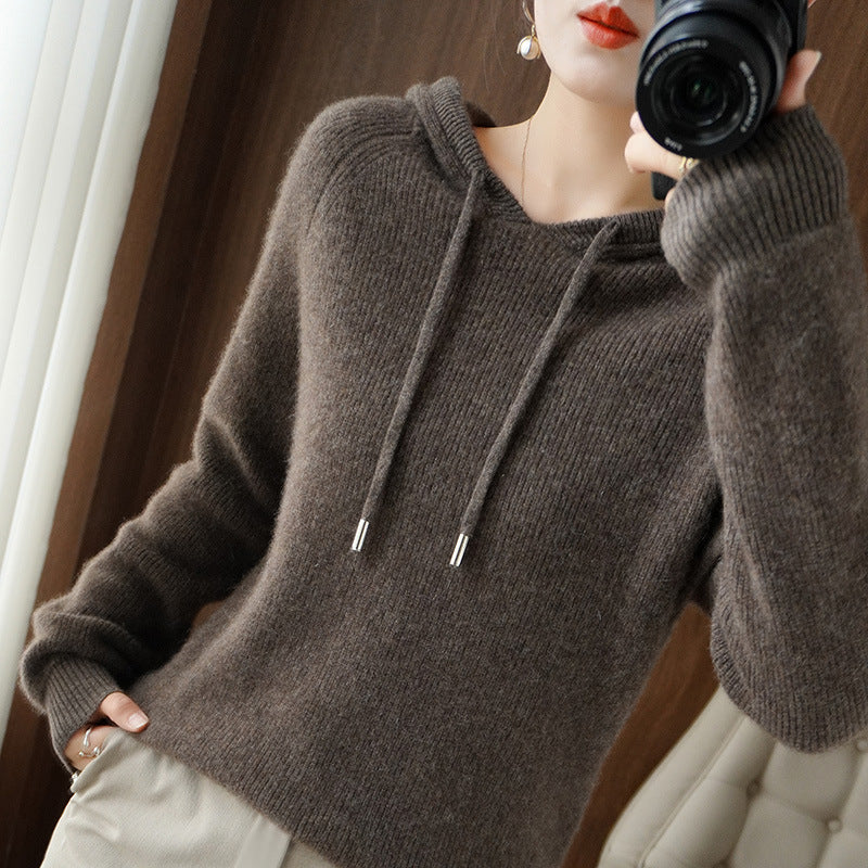 Dalina | Kasjmier trui met capuchon – Warm en comfortabel