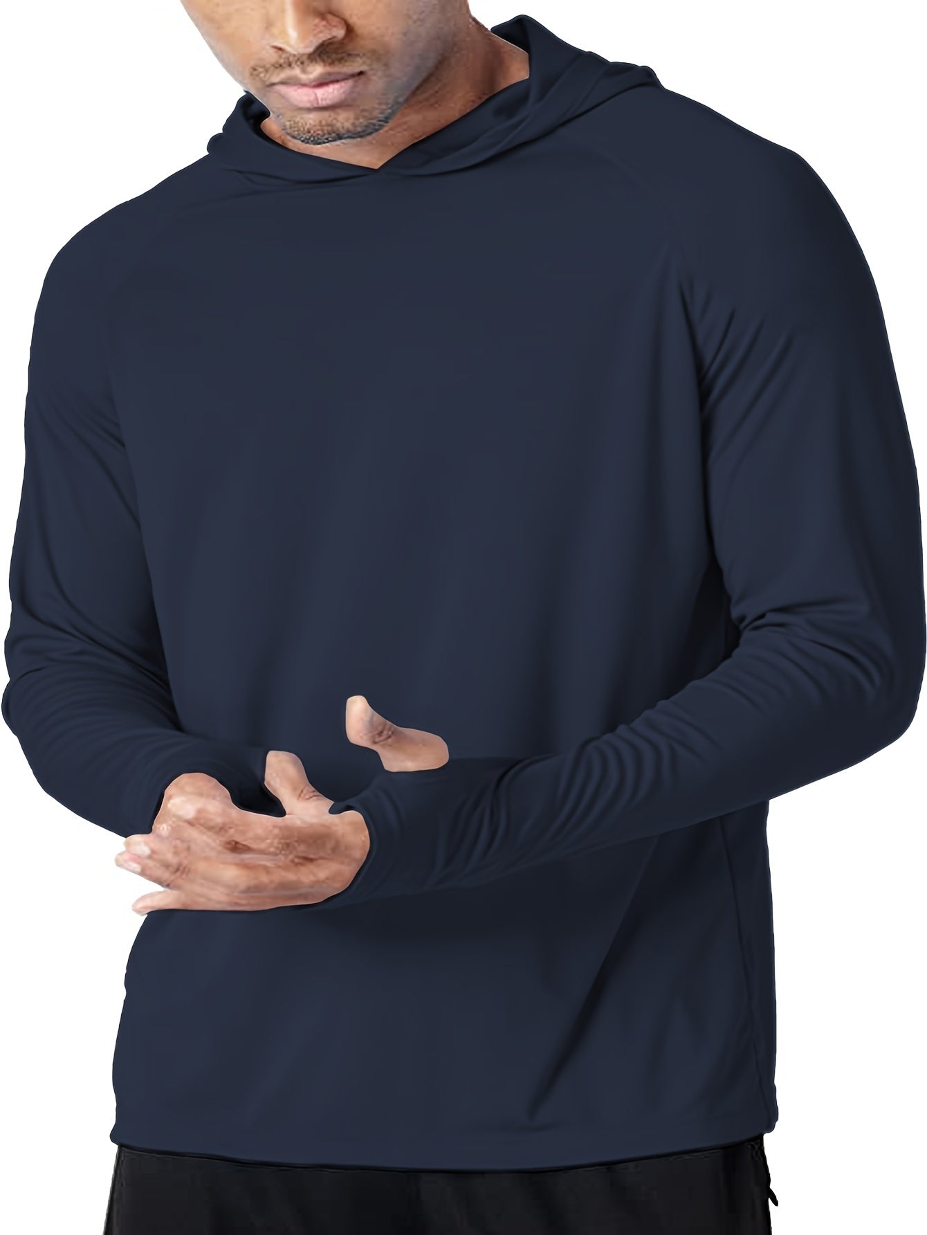 SolarShield | Heren UV-bescherming lange mouwen hoodie - Lichtgewicht UPF 50+