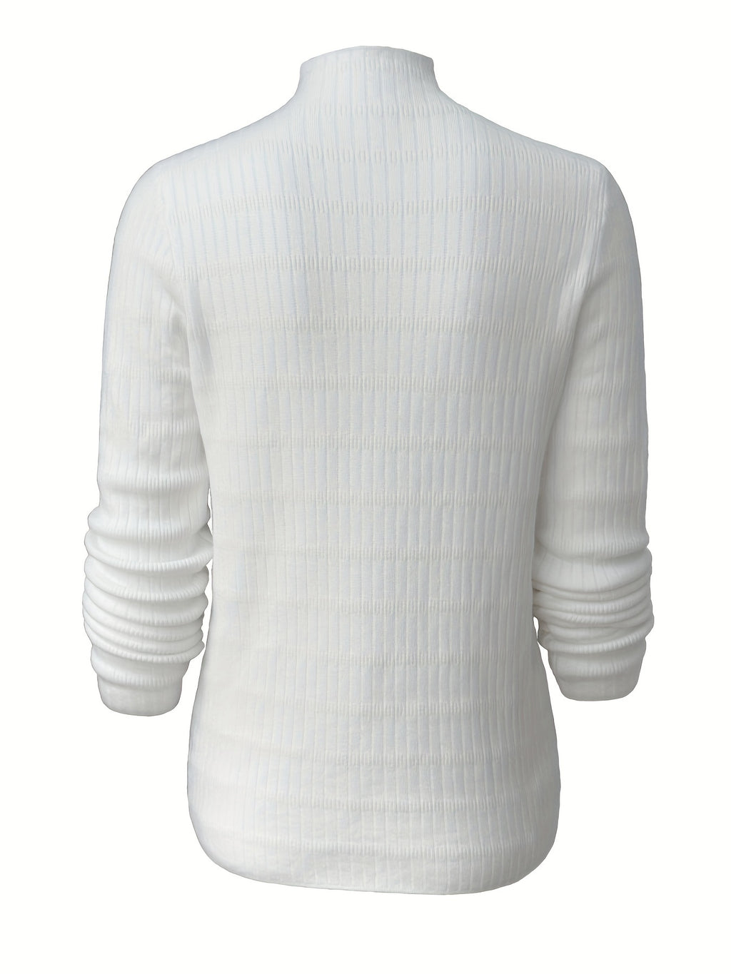 Kaelyn | Knusse fleece-gevoerde mock coltrui - Warme gebreide trui