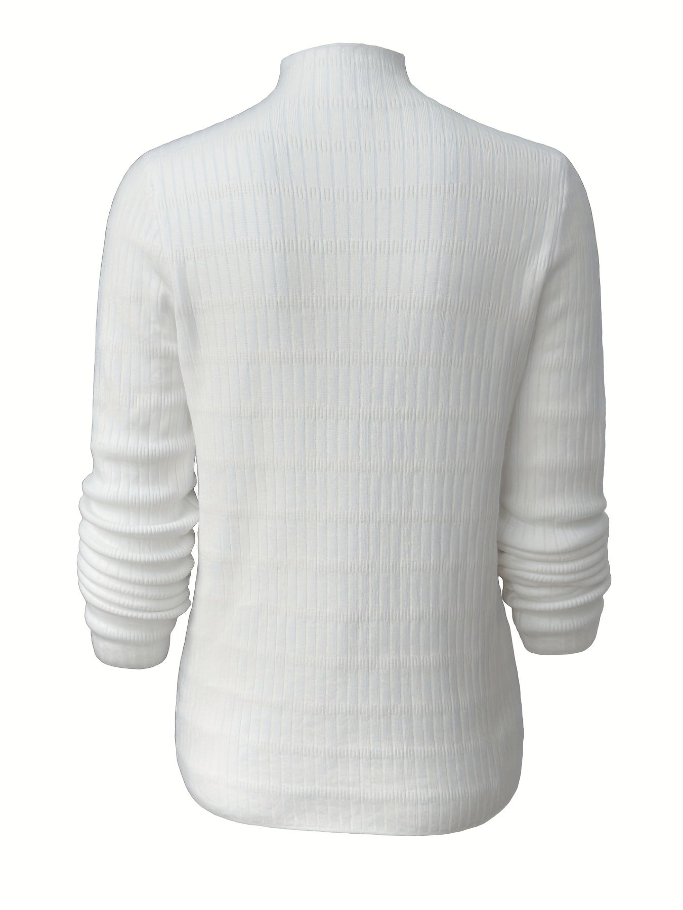 Kaelyn | Knusse fleece-gevoerde mock coltrui - Warme gebreide trui