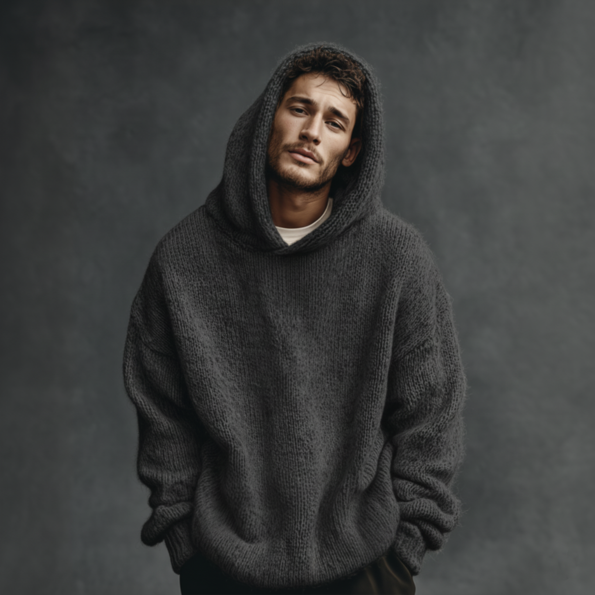 Orionel | Casual hoodiejas voor heren – Losvallende, comfortabele pullover