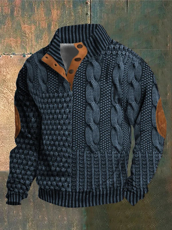 Emilson | Warme wintertrui – Gebreide trui met structuur, casual en stijlvolle pullover voor koud weer