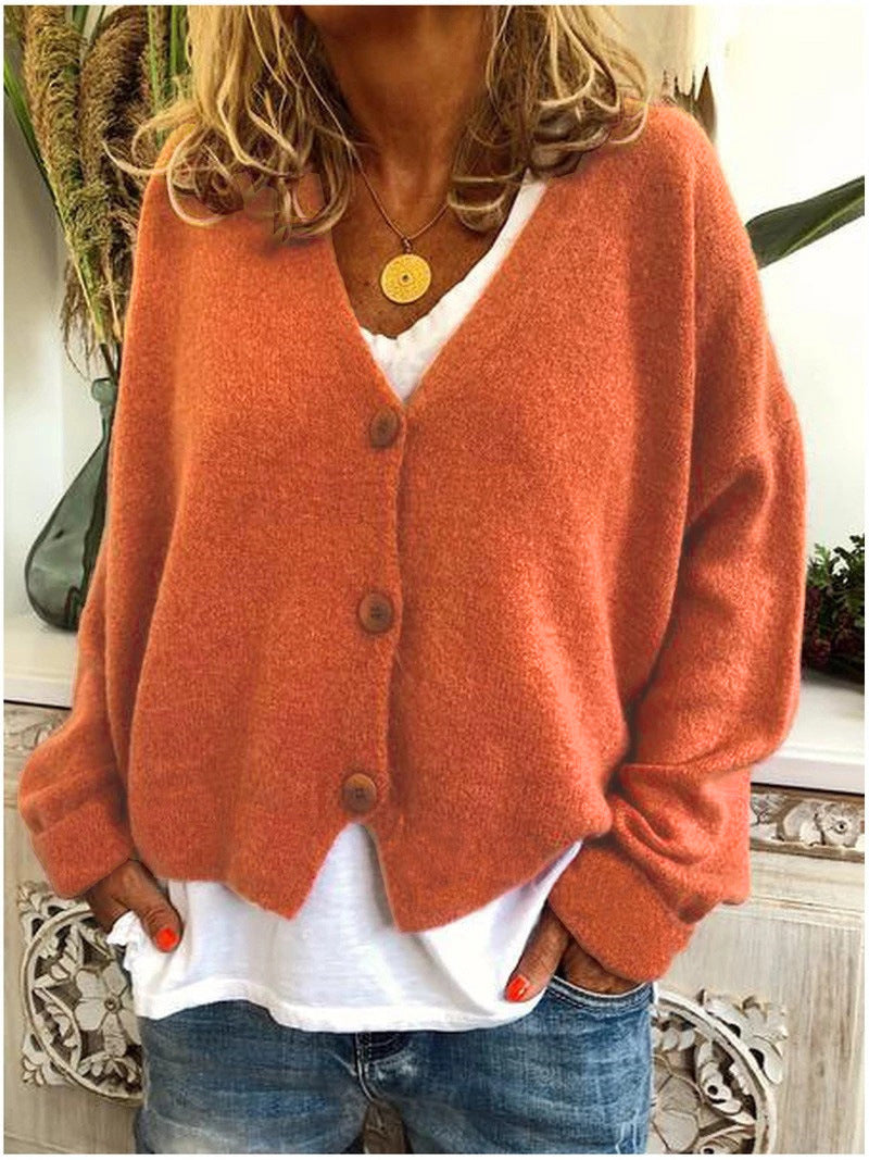 Alnira | Gilet en maille douce pour femme – Gilet ouvert décontracté