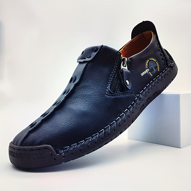 Tapio | Heren Vintage Handgemaakte Loafers - Lichtgewicht Slip-On Casual Outdoor Moccasins