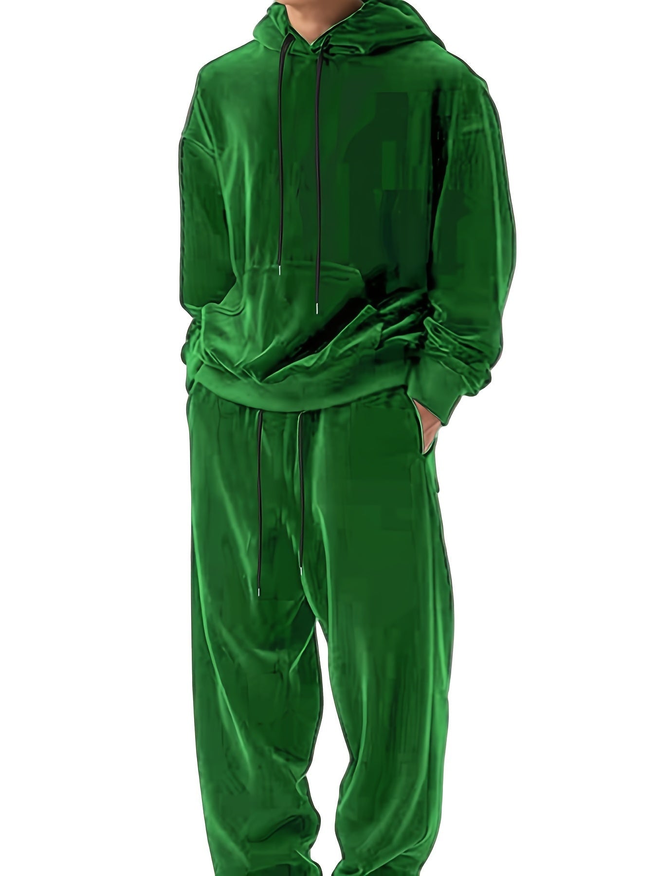 Nobu | Heren trainingspak in fluweel 2-delig - Casual Hoodie & Joggerset voor comfort en stijl