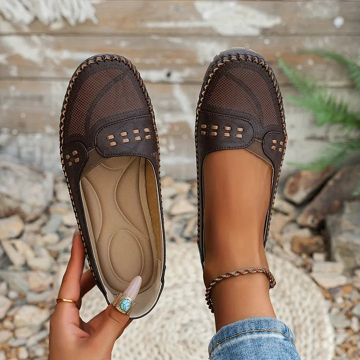 Loafera | Mocassins orthopédiques pour femmes, chaussures souples et confortables à enfiler