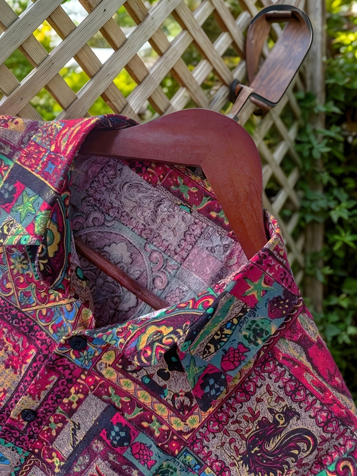Cavan | Herenoverhemd met tribale print – Losvallend, etnisch, casual, korte mouwen, met knopen