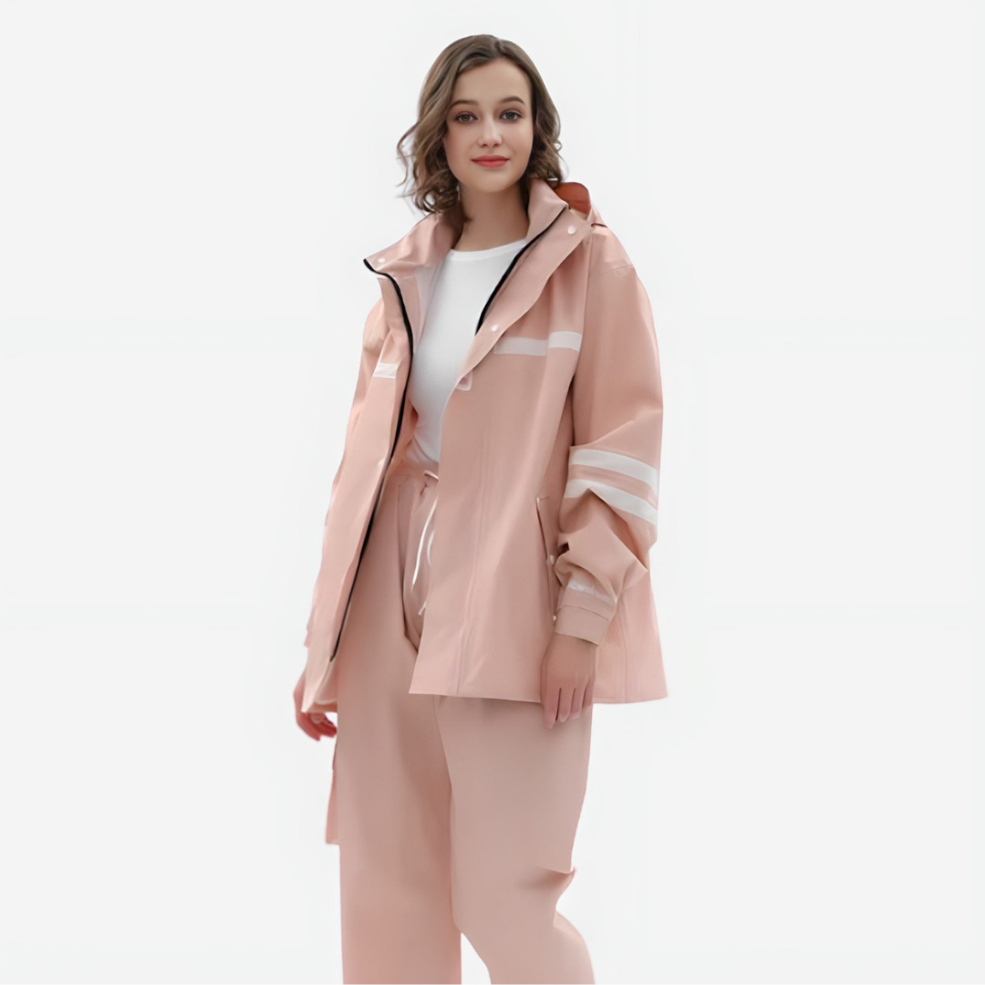 Cantalyn | Ensemble imperméable 2 pièces pour femme – veste et pantalon imperméables, léger et respirant