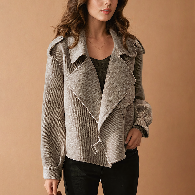 Isadora | Wollen damesjas met reverskraag - Elegant & Klassiek Bovenkleding
