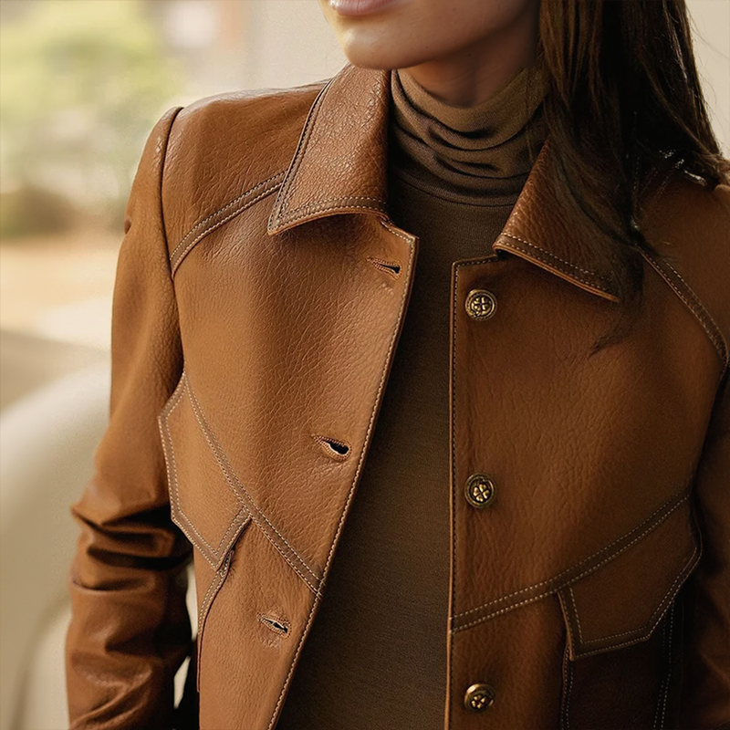 Adrynn | Elegante winterjas voor dames – klassieke knoopsluiting, stijlvolle en functionele zakken