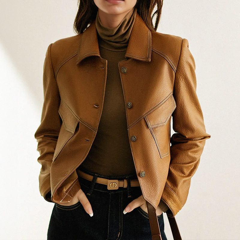 Adrynn | Elegante winterjas voor dames – klassieke knoopsluiting, stijlvolle en functionele zakken