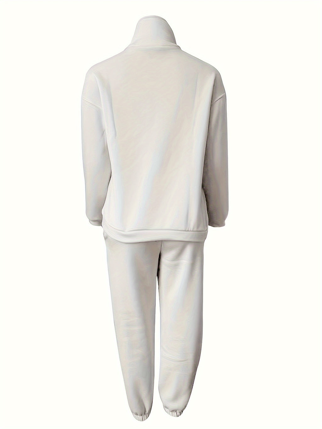 Fritha | Casual Tweedelige Set voor Vrouwen - Sweatshirt met Ritssluiting & Elastische Taille Broek, Comfortabele Lounge Outfit
