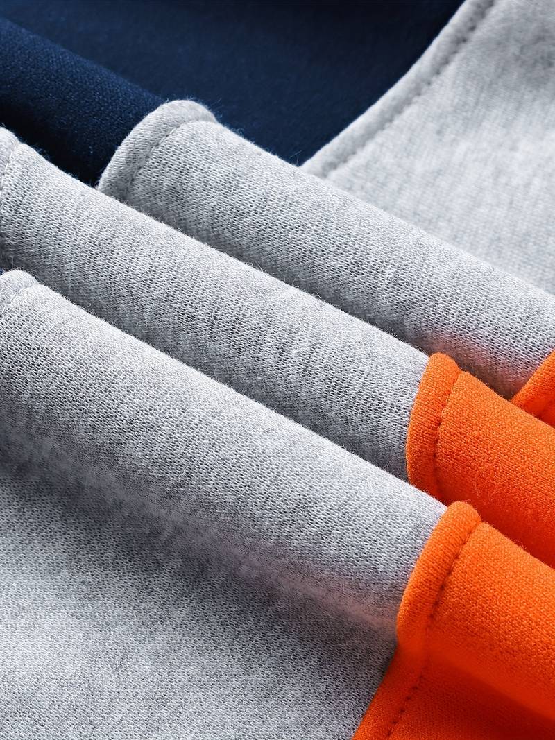 Gunther | Kleurblok Hoodie voor Heren - Stijlvol Casual Sweatshirt met Gedurfd Ontwerp