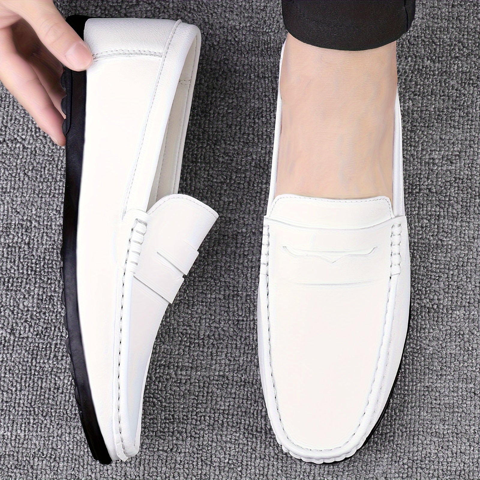 UrbanPenny | Heren Vintage Penny Loafers - Comfy Slip-On Formele Schoenen