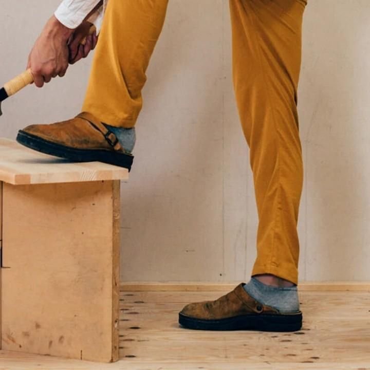 ErgoClog | Orthopedische leren pantoffels voor heren – Comfortabele klompen met steun voor de voetboog