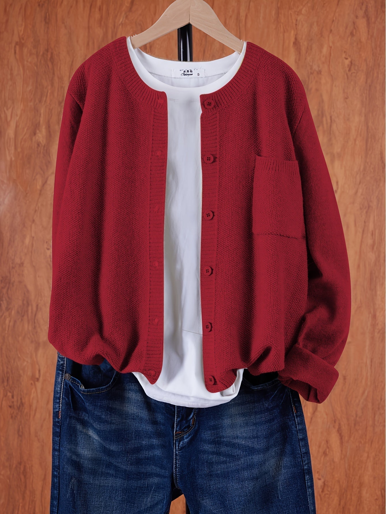 Jomira | Casual vest voor dames – Lichtgewicht gebreide trui, lange mouwen, zacht en comfortabel