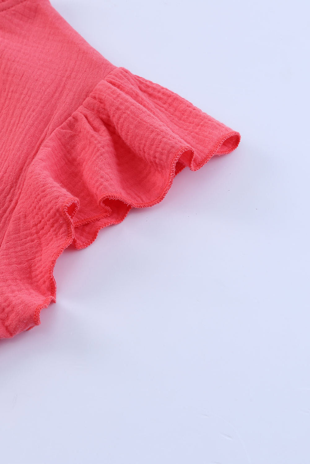 Mariz - Fladderige Blouse met Ruches Kraag