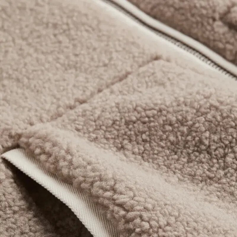 Elif | Oversized fleecejack voor dames - Warme winterjas met rits voor comfort en stijl
