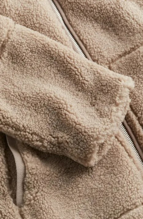 Elif | Oversized fleecejack voor dames - Warme winterjas met rits voor comfort en stijl