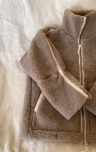 Elif | Oversized fleecejack voor dames - Warme winterjas met rits voor comfort en stijl