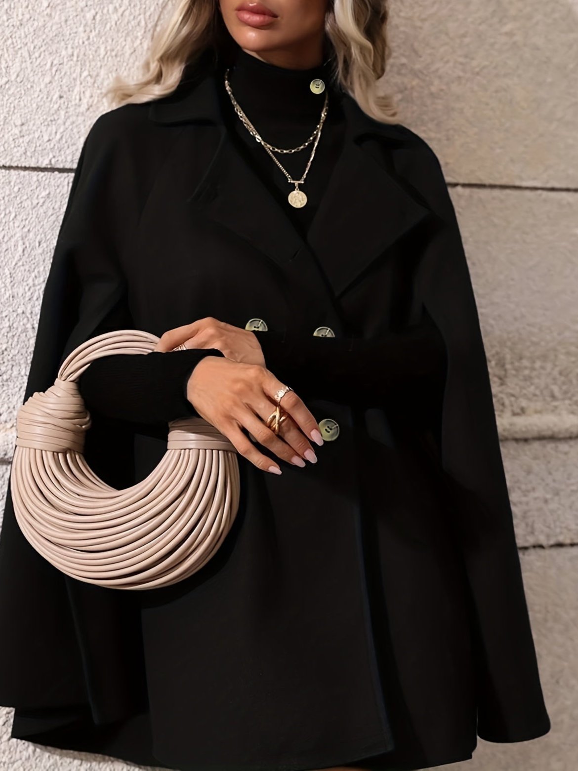 Primrose | Luxe Wollen Dames Mantel Met Knopen - Elegante Winterjas voor Dames