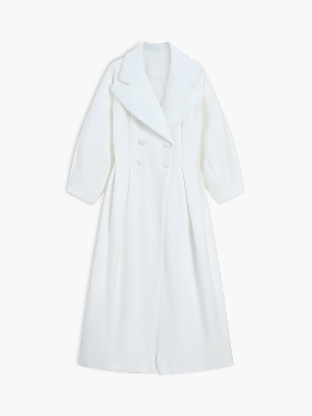 Sefina | Lange dames Trenchcoat met twee rijen knopen - Elegante bovenkleding voor alle seizoenen