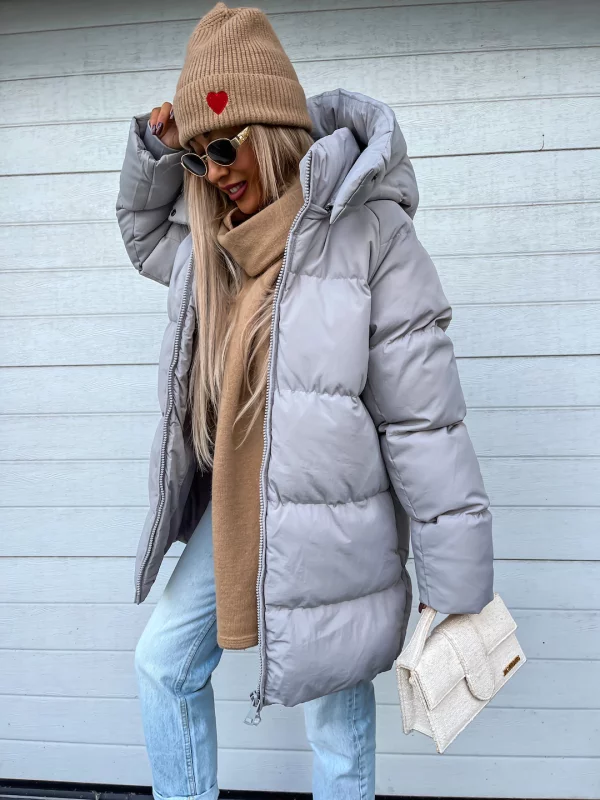 Anette | Casual winterjas met capuchon - warme en stijlvolle bovenkleding voor koud weer