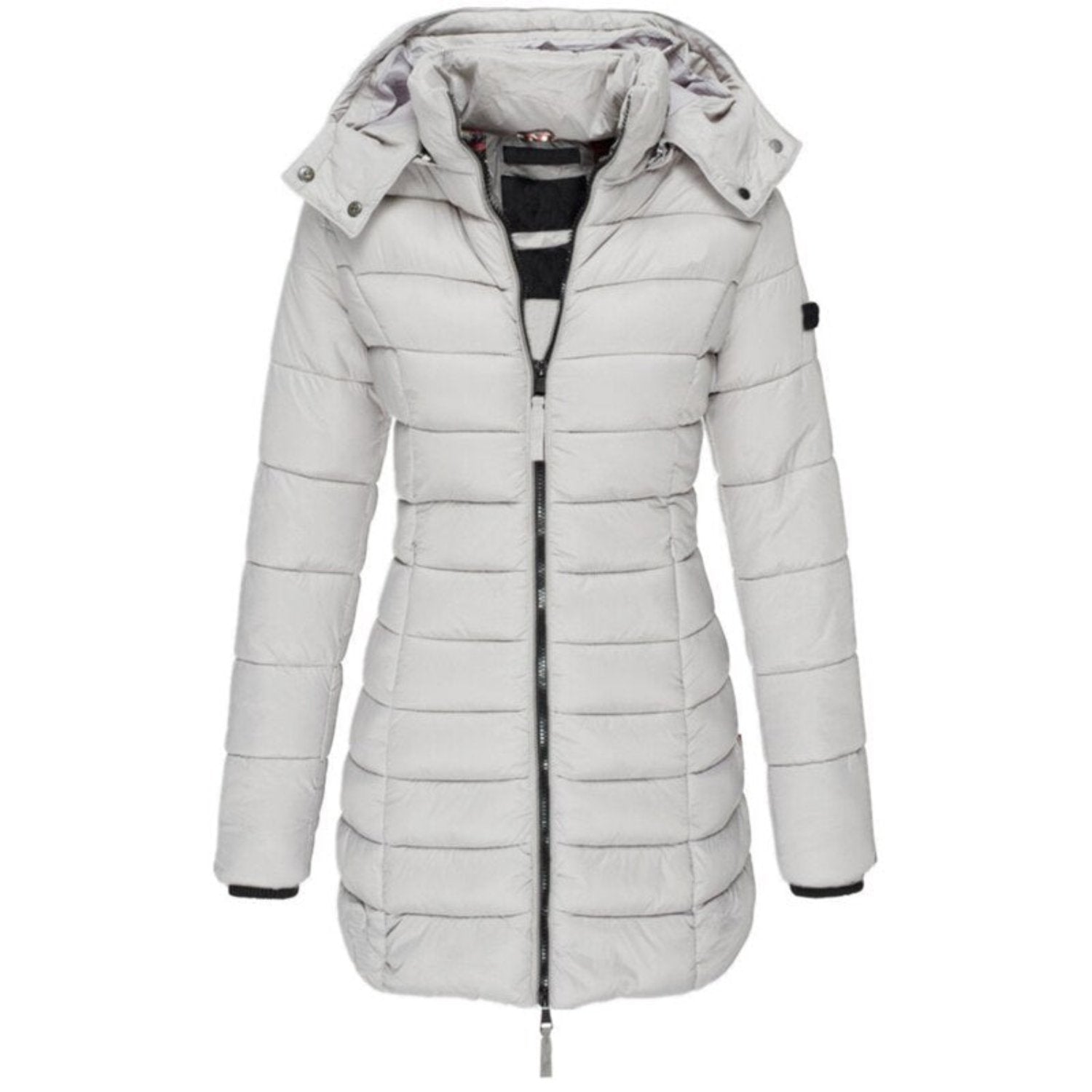 Drusilla | Gewatteerde winterpufferjas voor dames - koudweerjas met lange mouwen en volledige ritssluiting