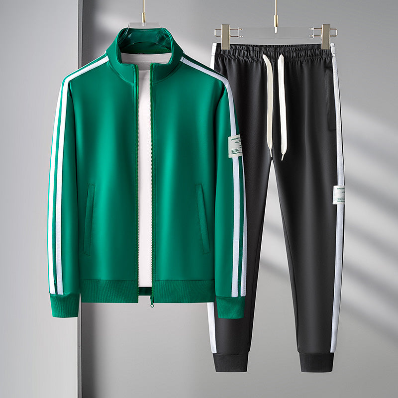 Cendric | Ensemble de survêtement sport homme - Haut et pantalon de jogging rayés - Vêtements de sport streetwear