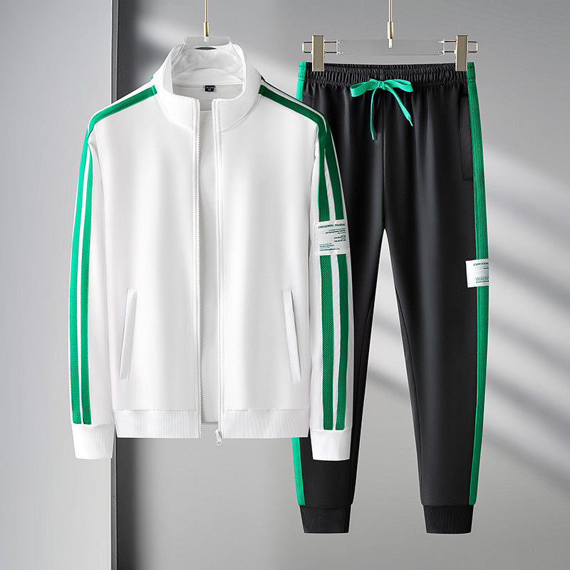 Cendric | Ensemble de survêtement sport homme - Haut et pantalon de jogging rayés - Vêtements de sport streetwear