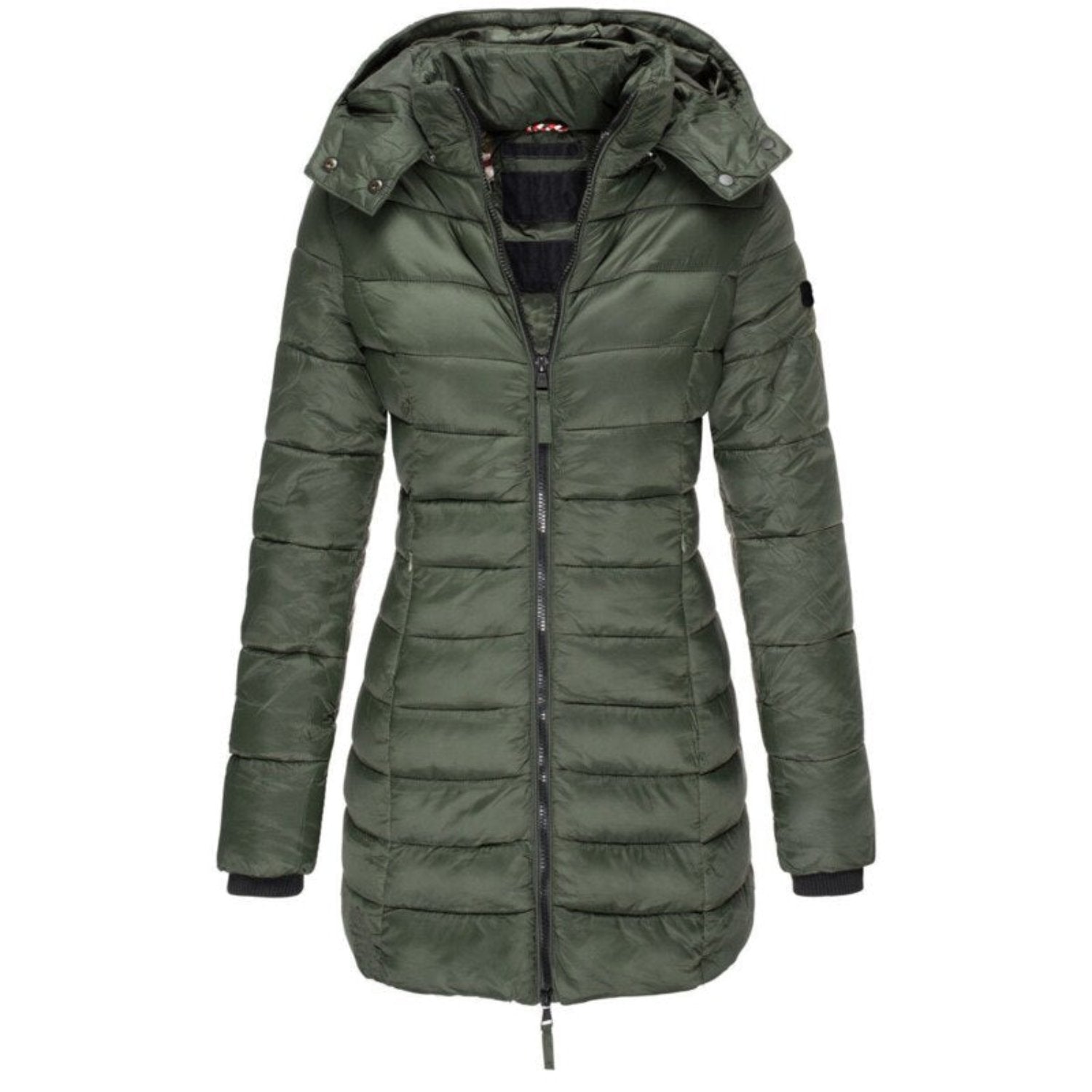 Drusilla | Gewatteerde winterpufferjas voor dames - koudweerjas met lange mouwen en volledige ritssluiting