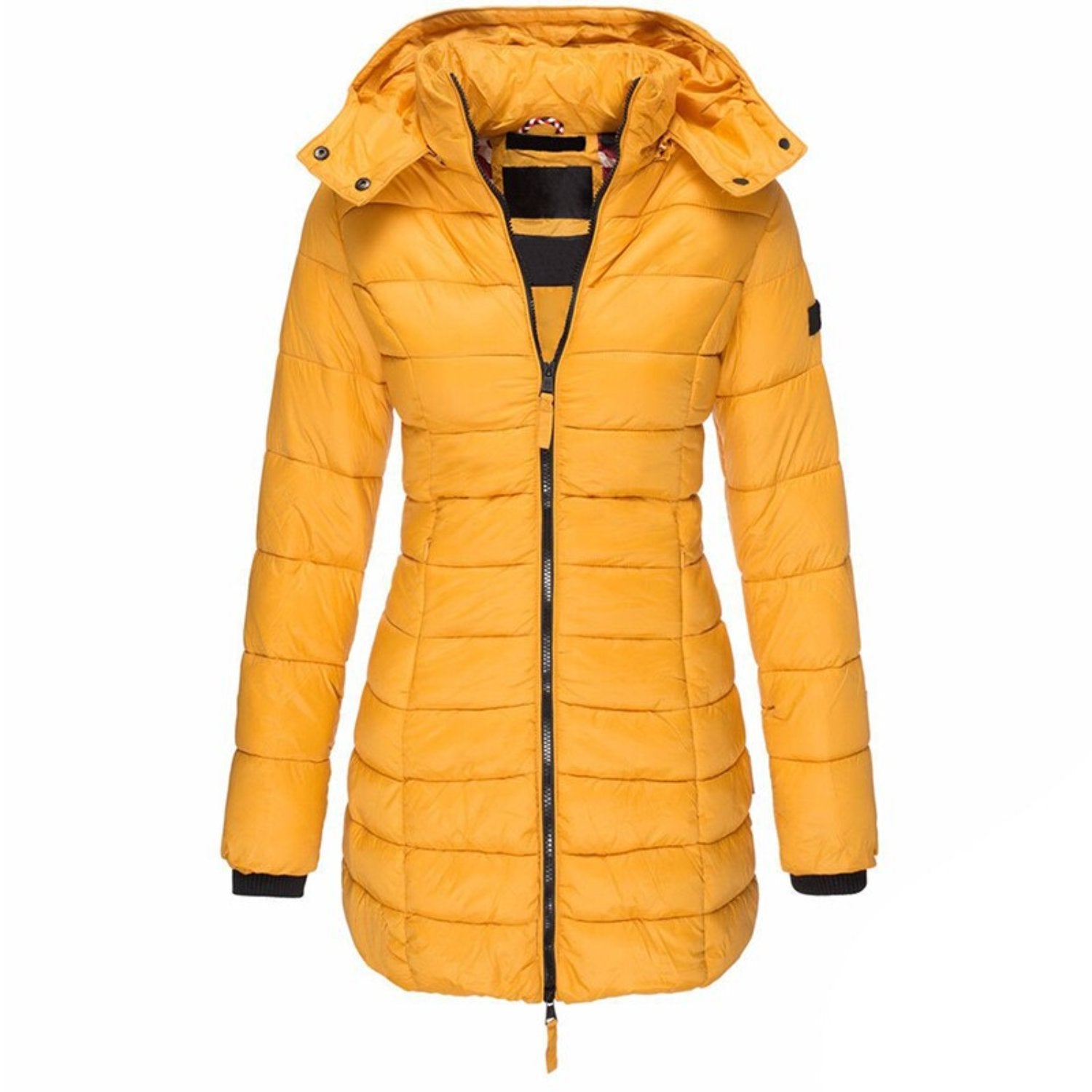 Drusilla | Gewatteerde winterpufferjas voor dames - koudweerjas met lange mouwen en volledige ritssluiting