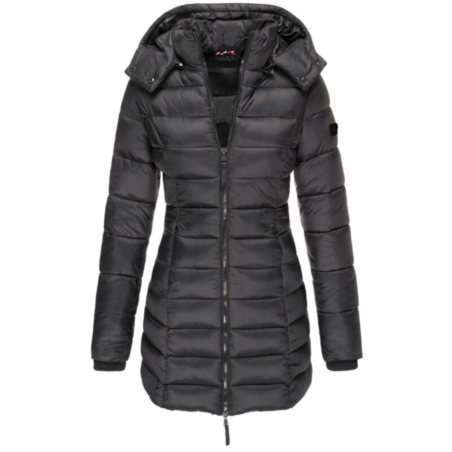Drusilla | Gewatteerde winterpufferjas voor dames - koudweerjas met lange mouwen en volledige ritssluiting
