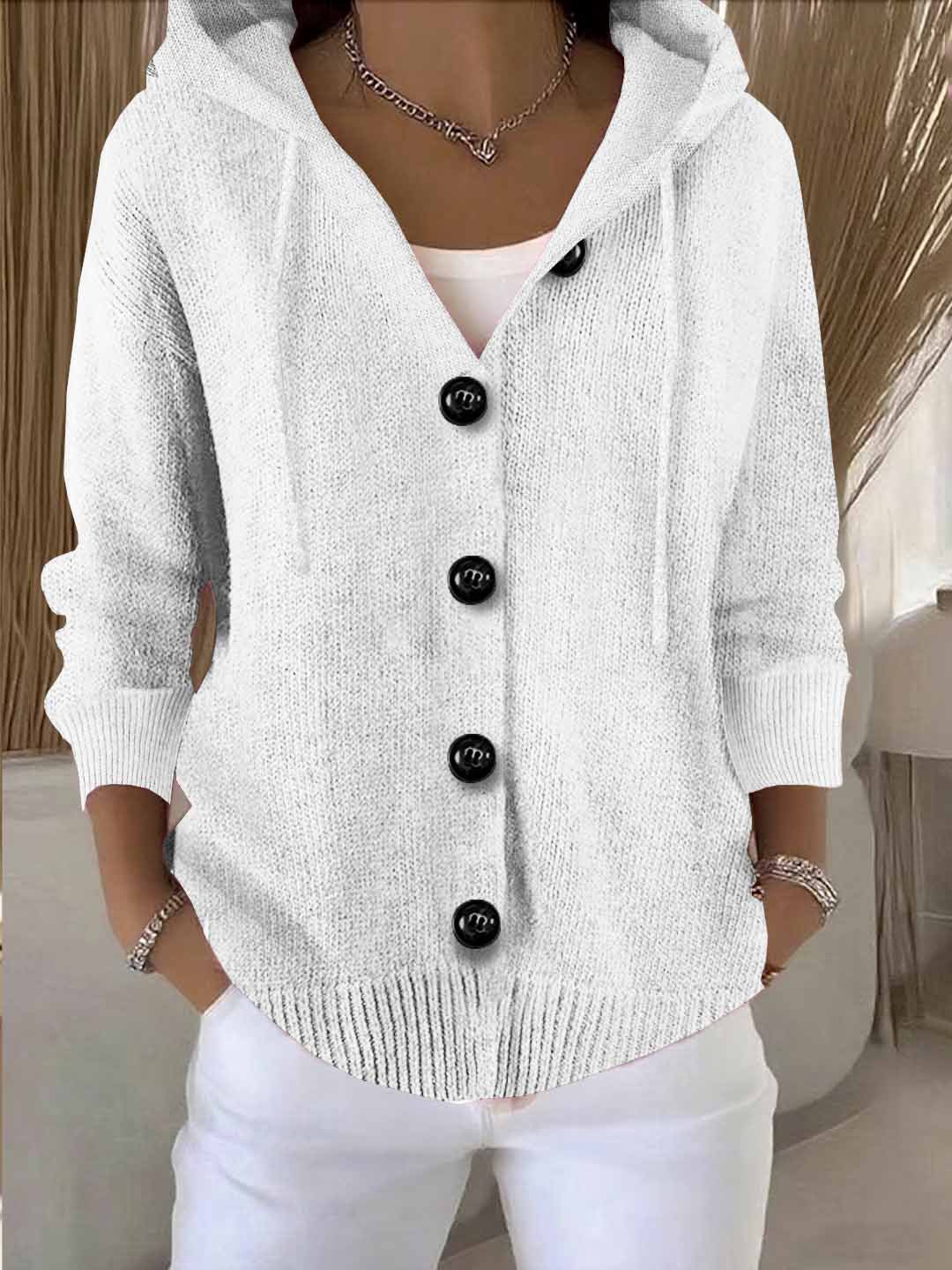 Quivira | Gilet en maille élégant et décontracté pour femme – Pull confortable à manches longues