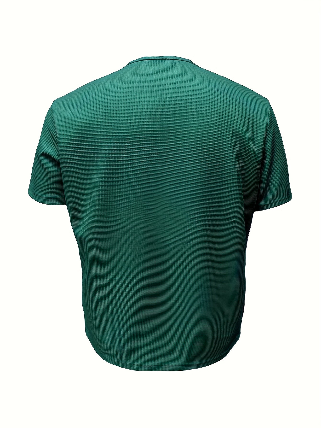 Wallace | Herenhemd met korte mouwen - Lichtgewicht gebreid wafel T-shirt