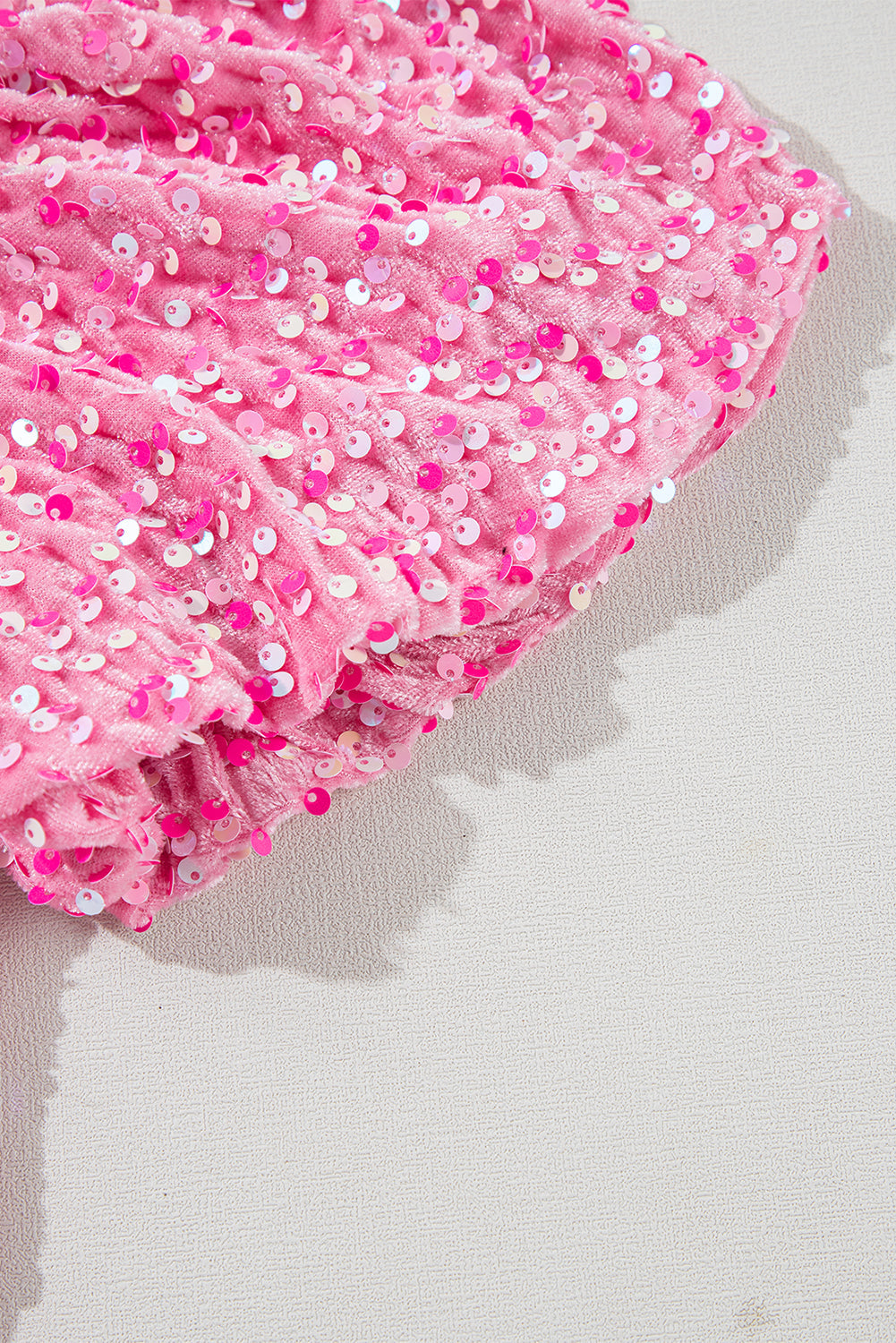 Florie | Roze lovertjes bodycon mini jurk