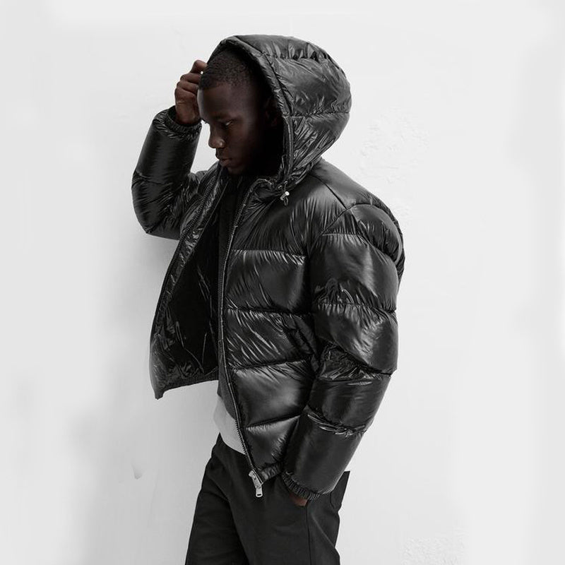 Mikkel | Doudoune à capuche pour homme – coupe minimaliste et décontractée, veste d'hiver isolante et légère