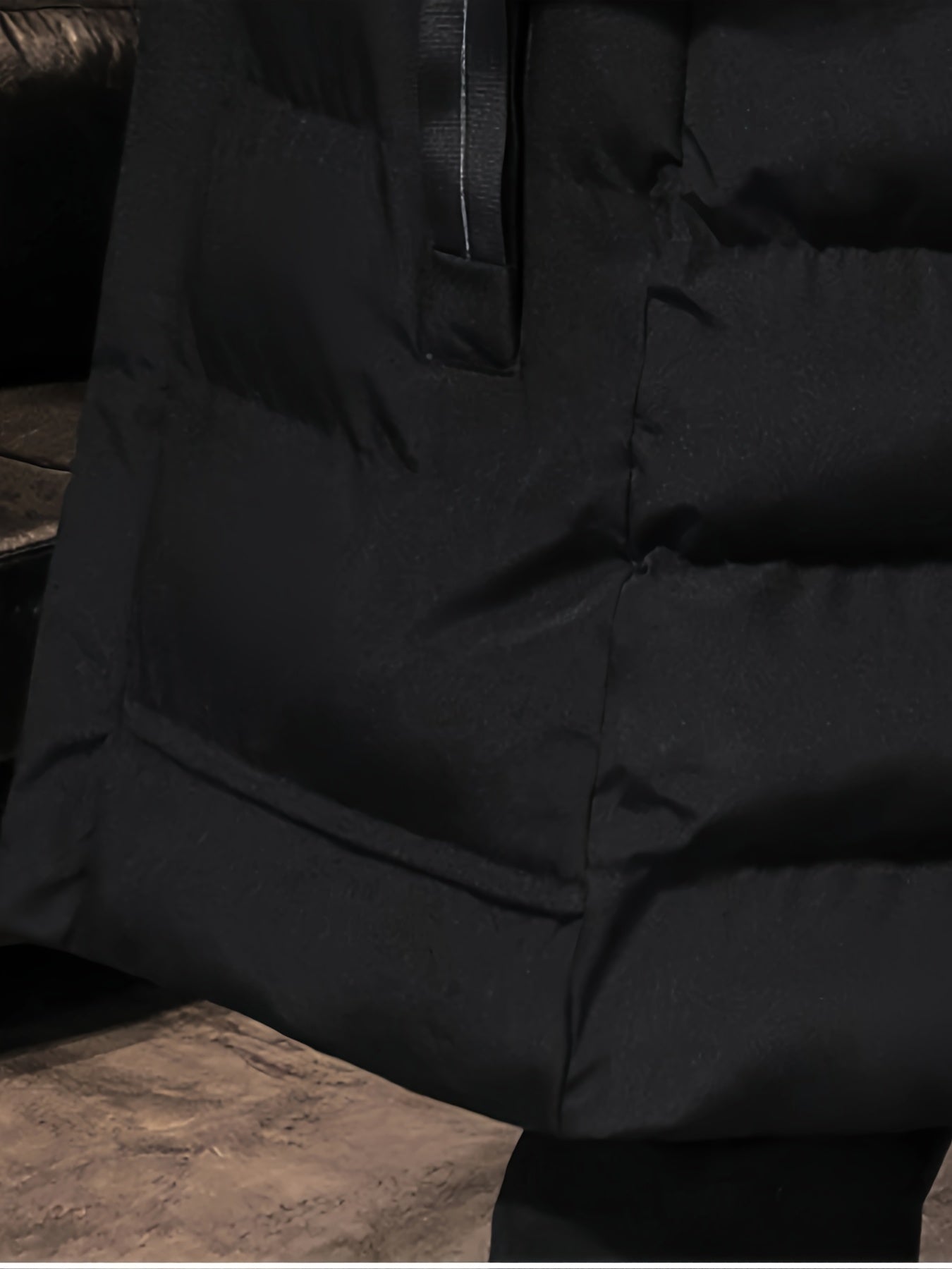 Sanjay | Gewatteerd heren winterjack met capuchon en zakken met ritssluiting, polyester voering, Preppy stijl, warm en comfortabel