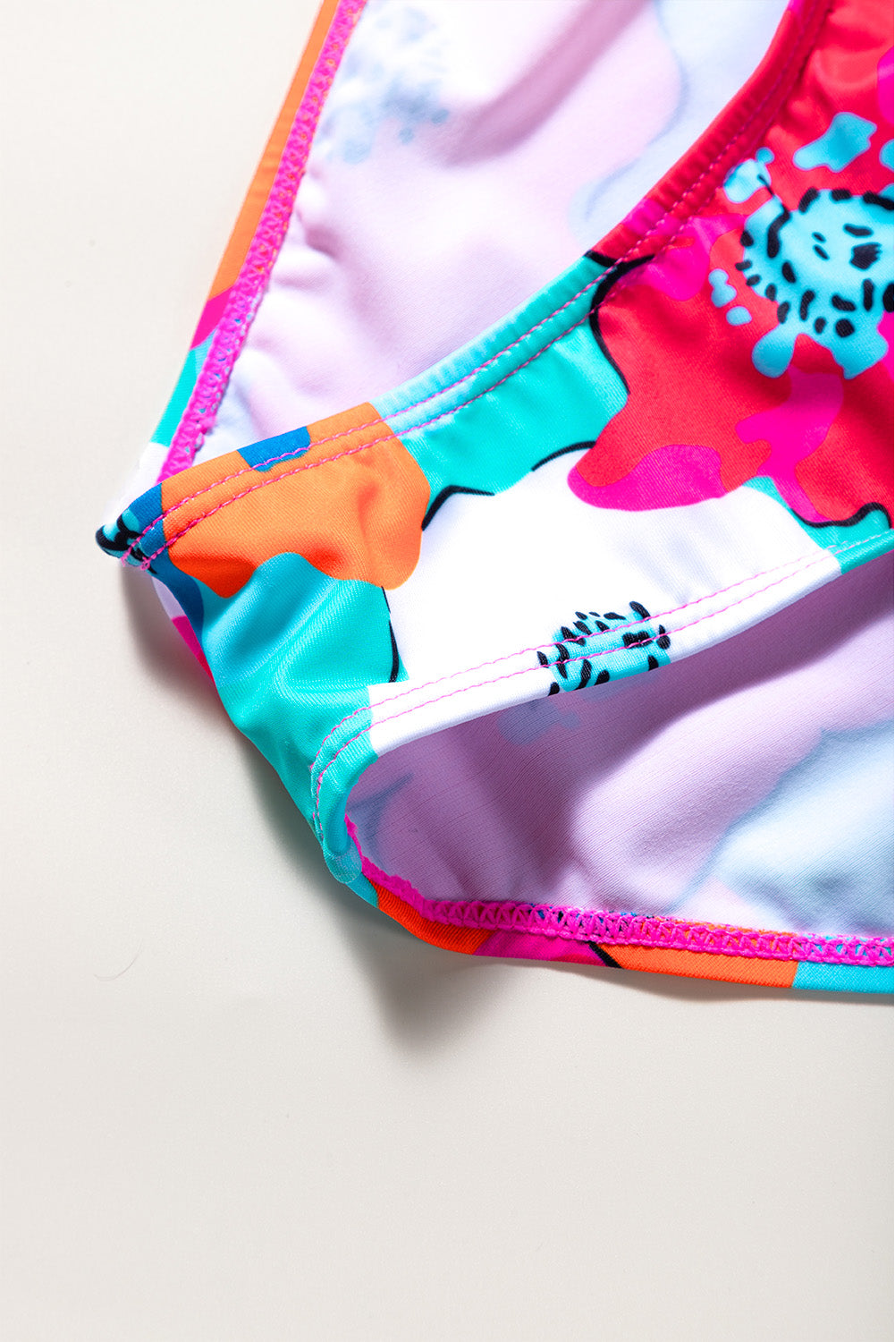 Kaelani | Ruffles Bloemenprint Hoge Taille Bikini