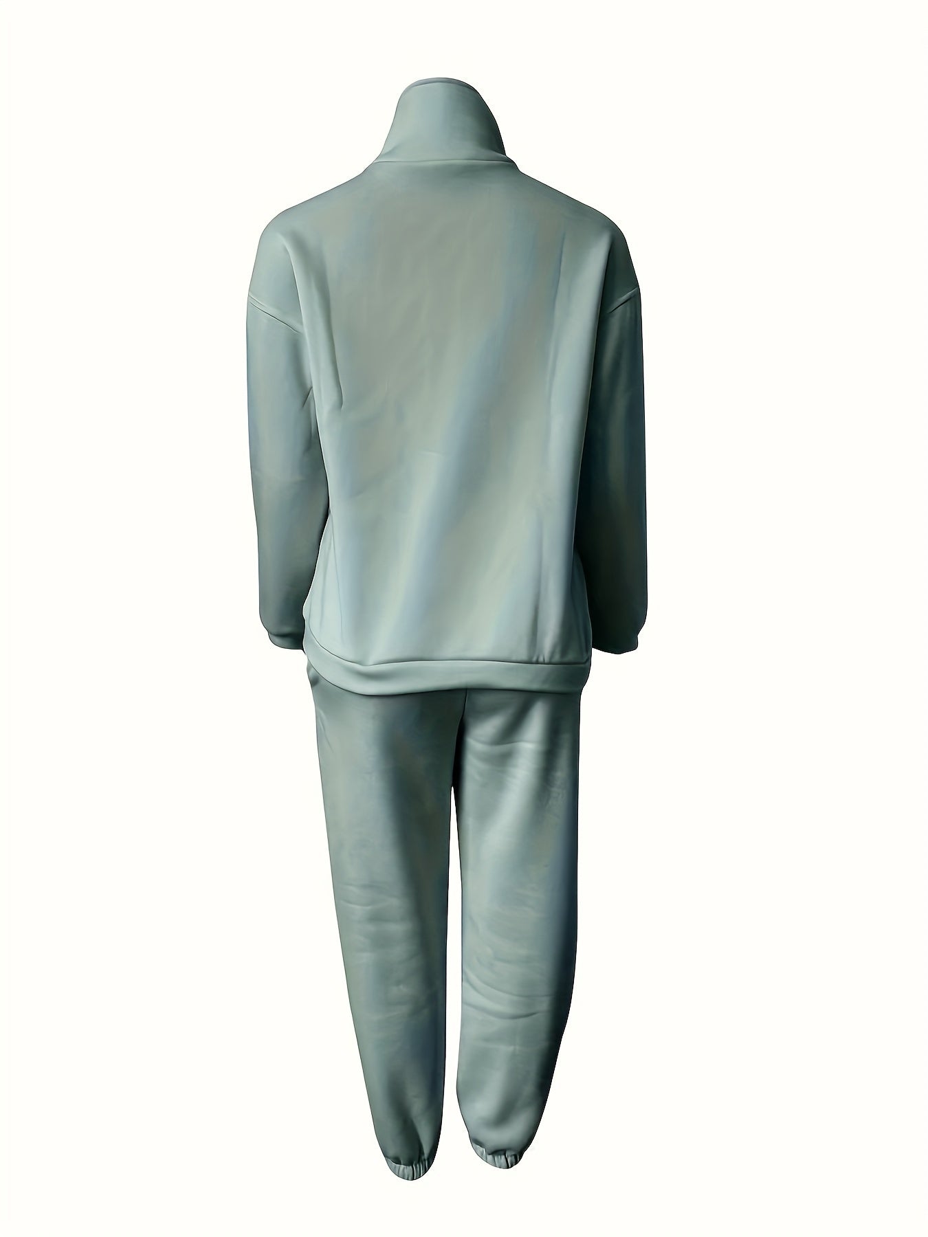 Fritha | Casual Tweedelige Set voor Vrouwen - Sweatshirt met Ritssluiting & Elastische Taille Broek, Comfortabele Lounge Outfit