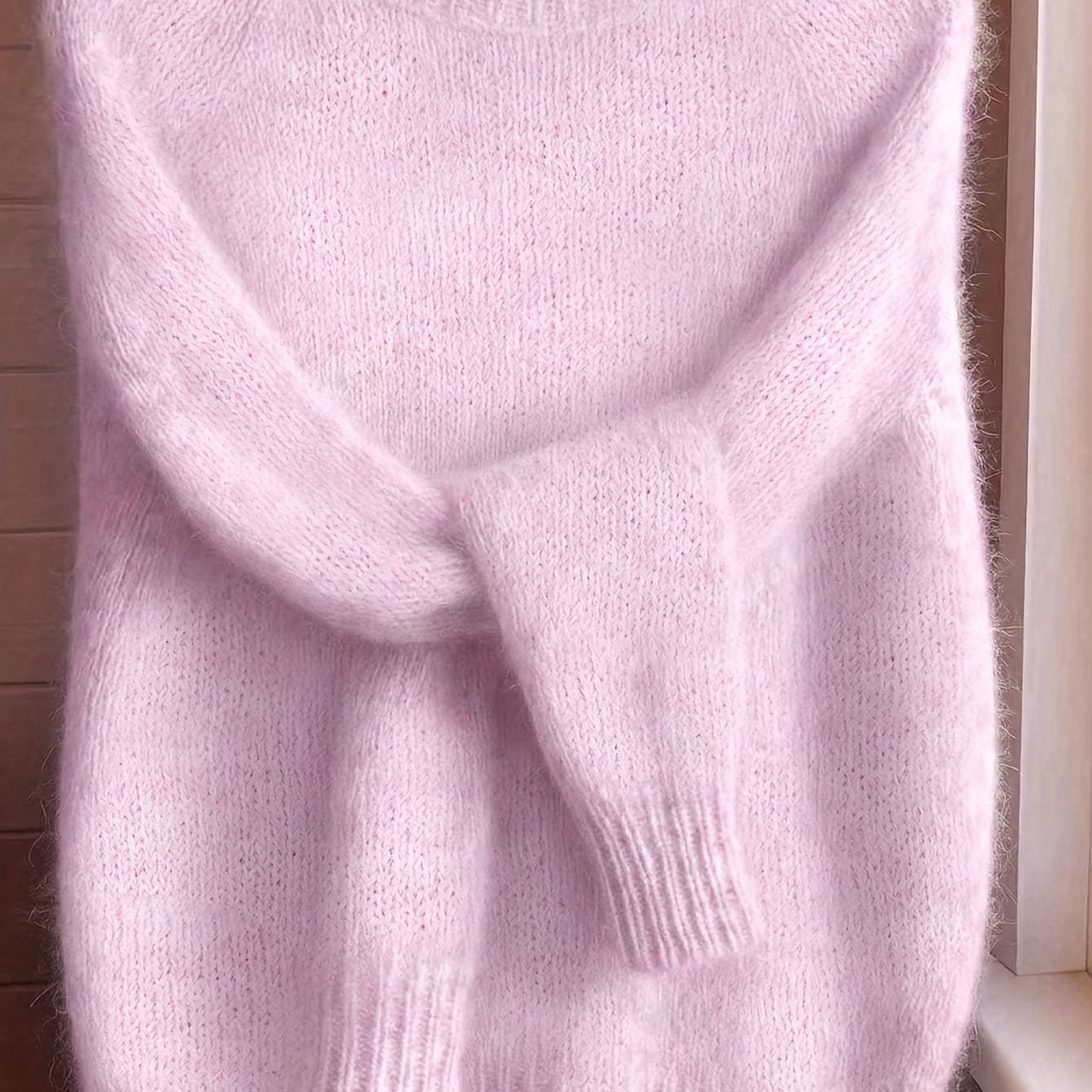 Lorixa | Zachte mohairmix trui voor dames – Comfortabele, stijlvolle raglanmouwen voor de winter