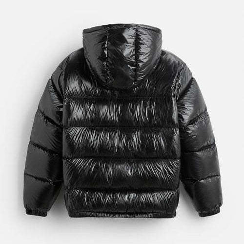 Mikkel | Doudoune à capuche pour homme – coupe minimaliste et décontractée, veste d'hiver isolante et légère